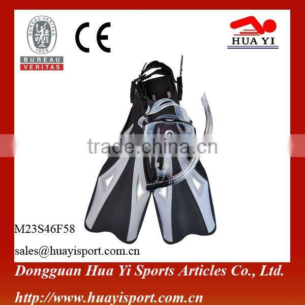 Child PVC Mask Snorkel Fins Diving Set For Sale