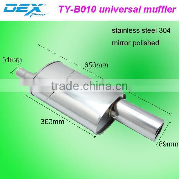racing spare part exhaust system universal muffler