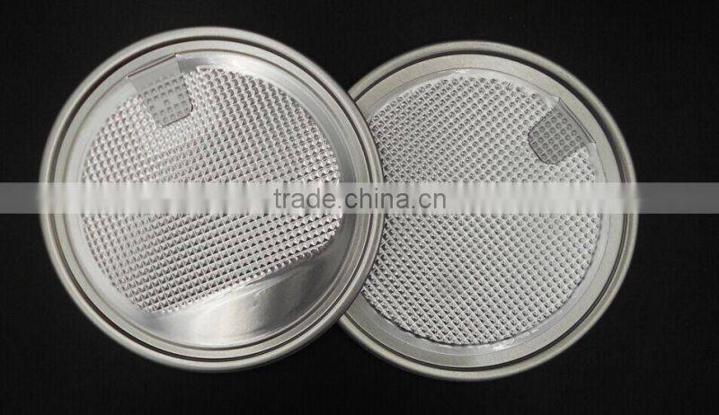 aluminum foil peel off lid, aluminum foil easy open end