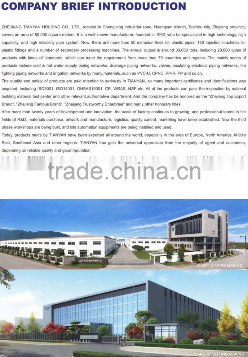 Factory price Manufacturer good quality PVC Fitting UPVC Rubber Joint plastic fitting for drainage GB floor drain