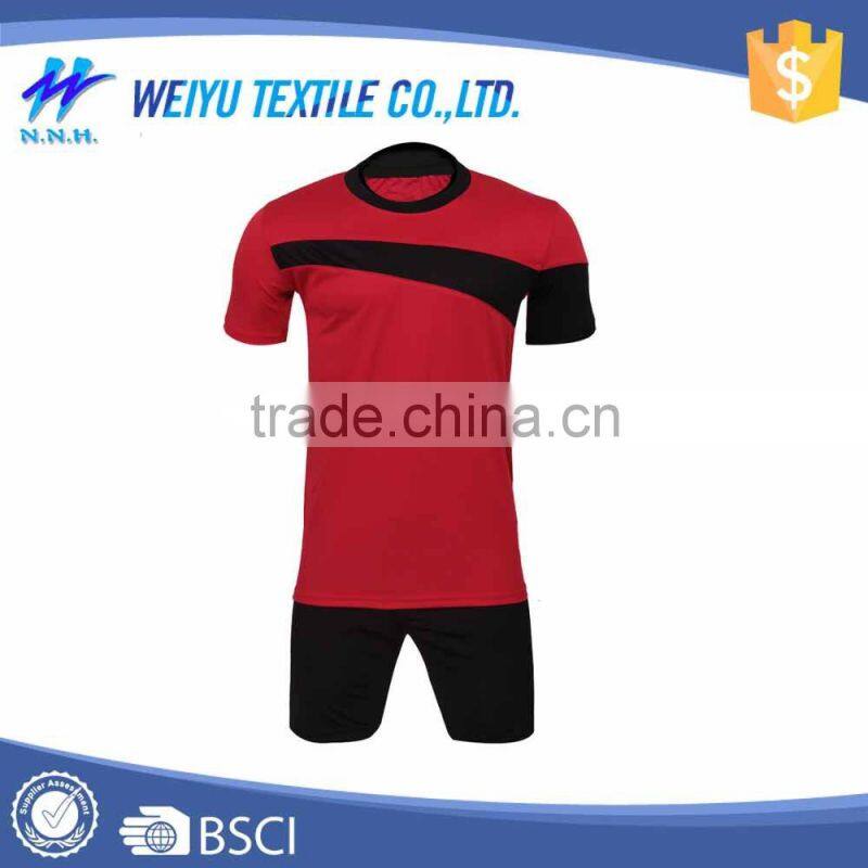 New arrival custom high quality cheap soccer jersey set