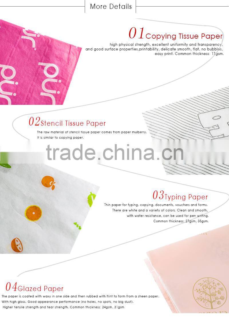 Cheap Own Logo Printing Packing Tissue Paper , Wrapping Paper