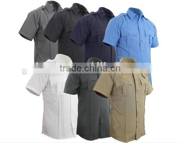 Mechanic Men's Workwear Uniforms Cotton breathable Work Shirts