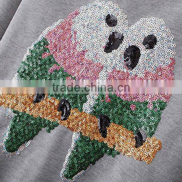 Fashion polyester wool beading long sleeves high quality garment manufacturer womens plaid jacket