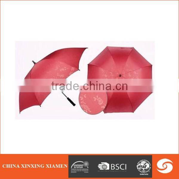 68 inch light green promotional uv golf umbrella for lady