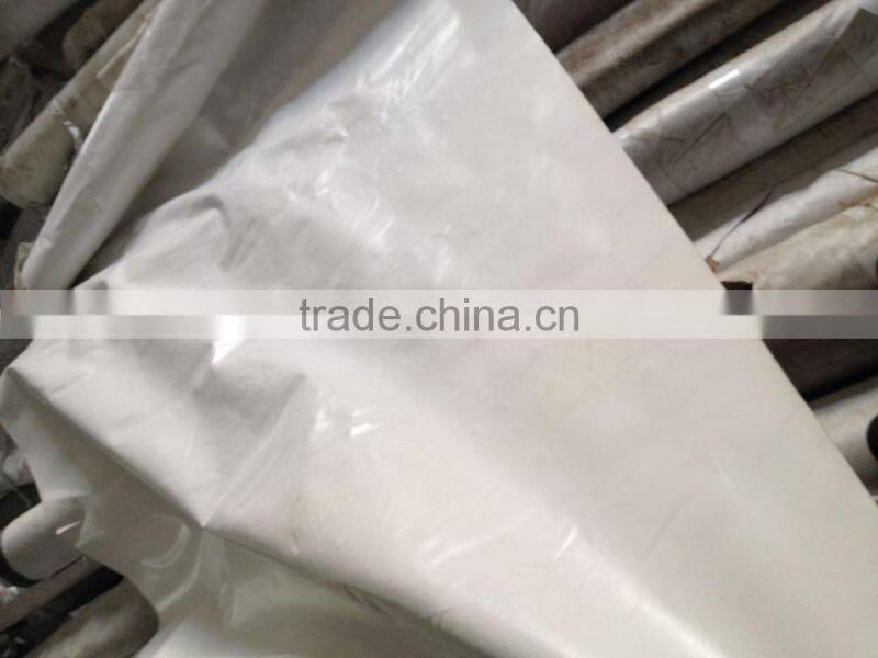 PVC Coated White Tarpaulin Fabric Stock lot For Tent and Truck Cover