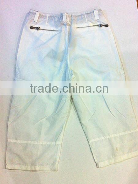 Good Looking White Wholesale Men Capri Pants