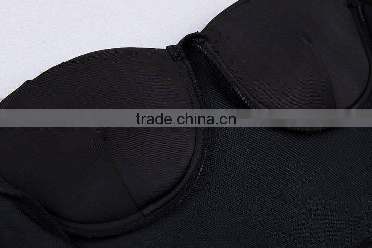 top black bandage dress manufactory 2015 high quality dress sexy bandage dress