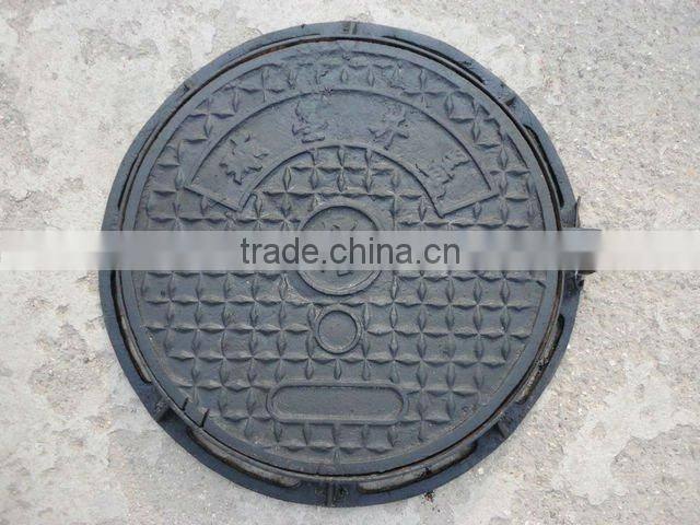 Hinged ductile iron manhole cover