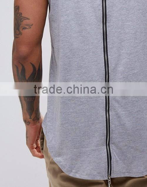 Factory direct sale men grey/white/black summer zip back plain cerw neck short sleeve jersey t-shirt custom