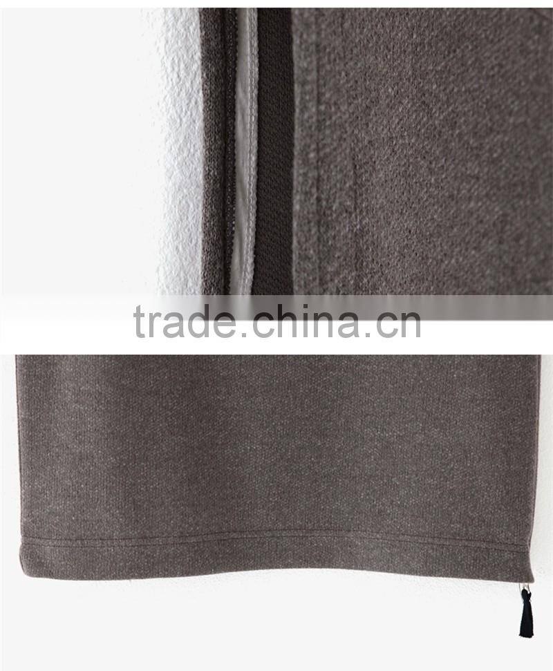 2016 men's french terry vest autumn winter tank top for gentlemen thick vest for wiinter