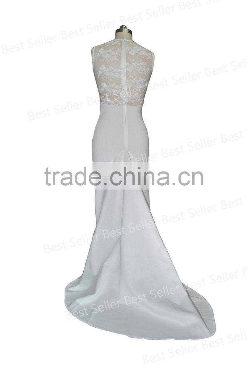 white sexy maxi lace prom dress