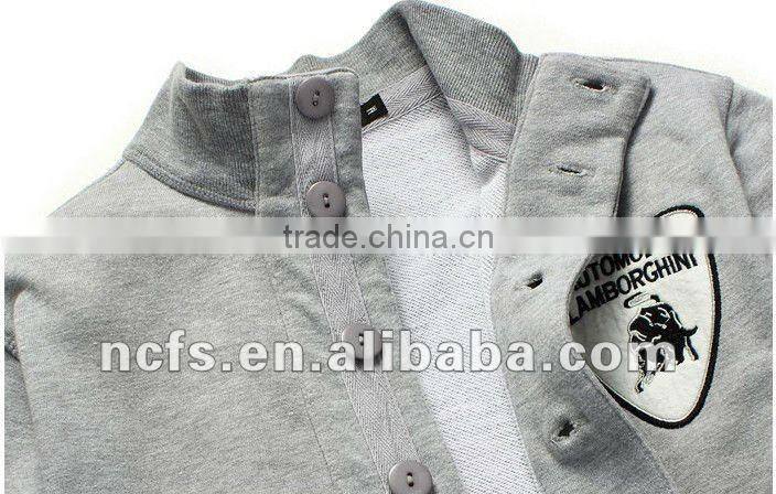 Popluar men's top quality jacket made by french rib