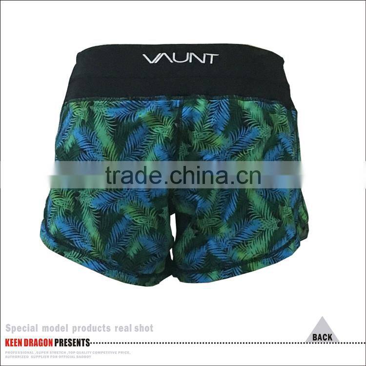 OEM Design Elastic Inside Rope Womens Gym Shorts Manufacturers