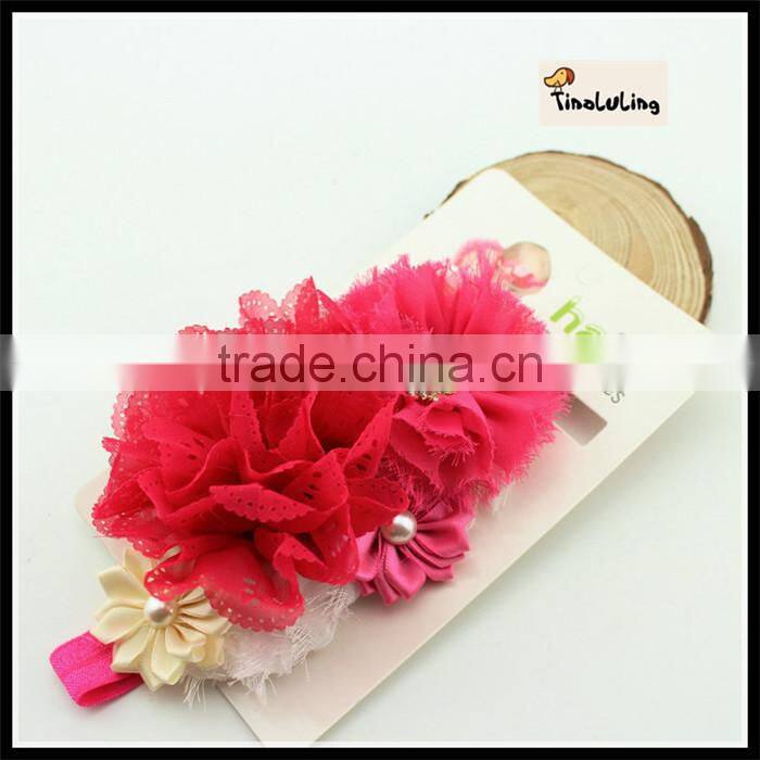 2015 new 1.5X 36 cm flower hairband headband hair accessories with jewelry TLLC-46