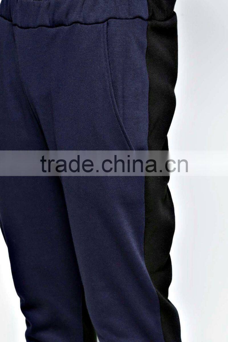 new design sweat pants two side splice joggers custom your own design