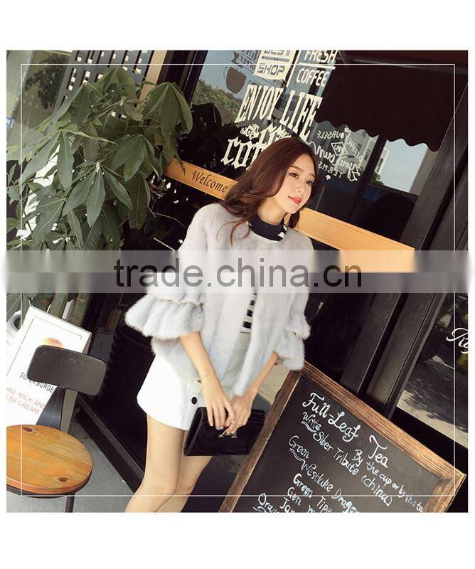 Multifunctional women fur vest from china for wholesales fpc-312