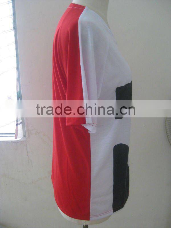 Mens cotton V-neck T-shirts FR001