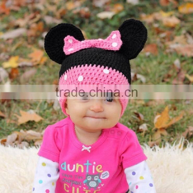 Crochet baby hat Infant Cute Hot sale Custom High quality new fashion hat Toddler crochet hat for sale