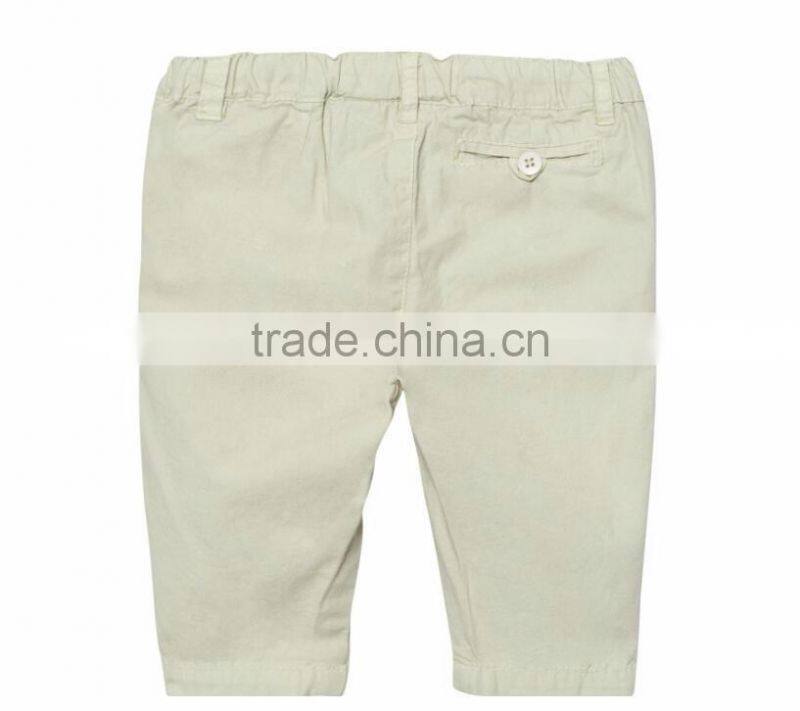 Boy Brushed Grey Melange boys wear cotton pants tight sport pants