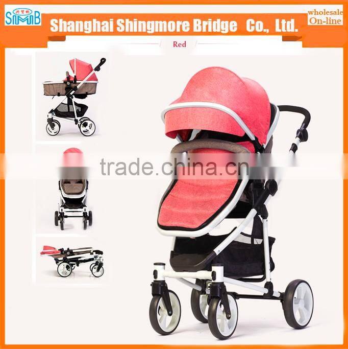 2016 China baby goods factory hot wholesale baby stroller aluminum baby walker