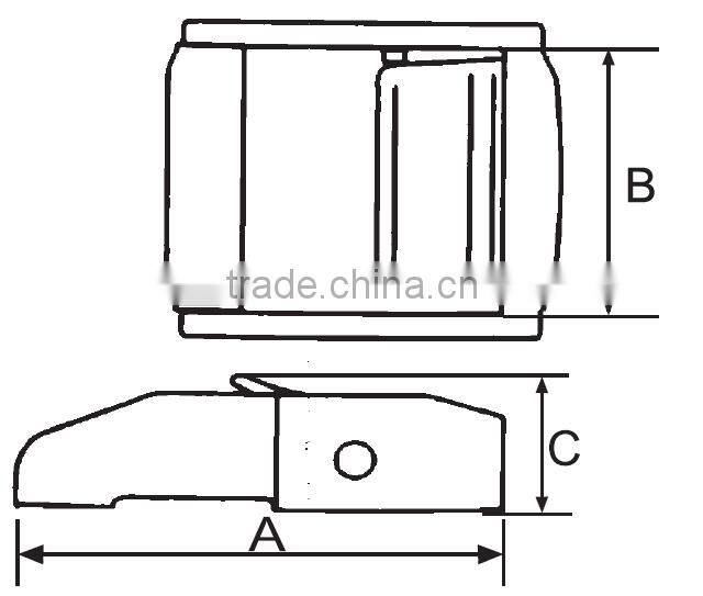 buckle for 25mm cam buckle strap, buckle with 25mm stainless