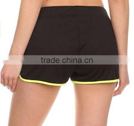 Hot Simplicity Women sports shorts Elastic Drawstring Waistband Summer Shorts