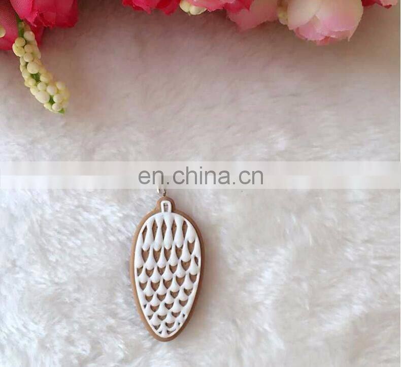 Mix Design Cartoon Snowflake Biscuits Hanging Christmas Tree Ornament Hand Made Polymer Clay Christmas Decorations