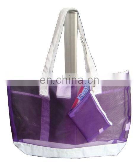 Nylon Mesh Tote Collapsible Travel Bag