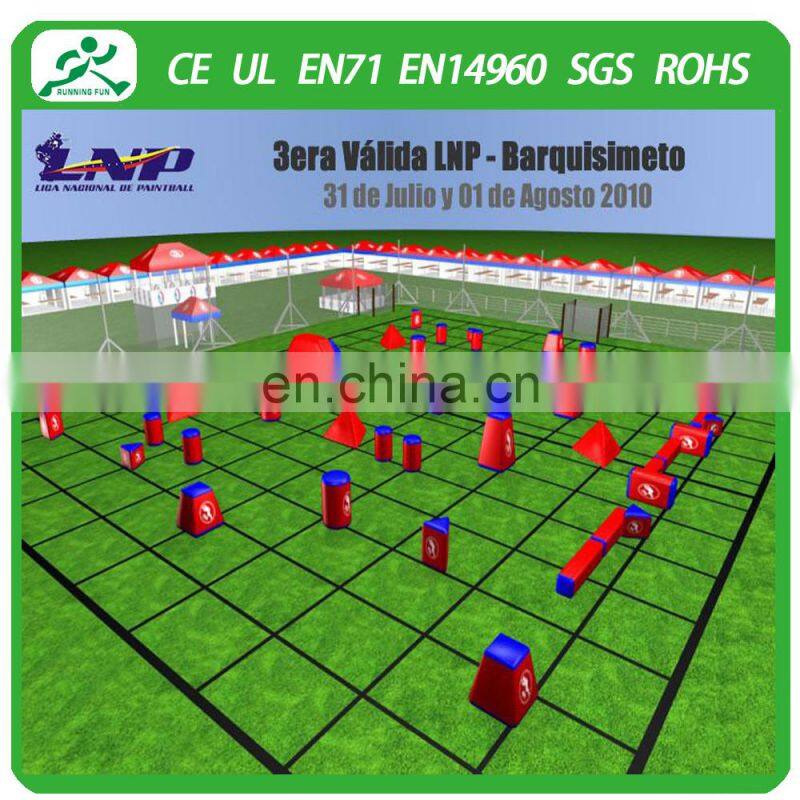 32 pcs/set wholesale obstacle inflatable paintball bunkers