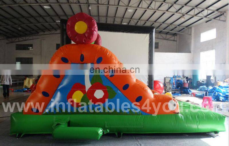 Caterpillar theme Small Inflatable Slide for kids