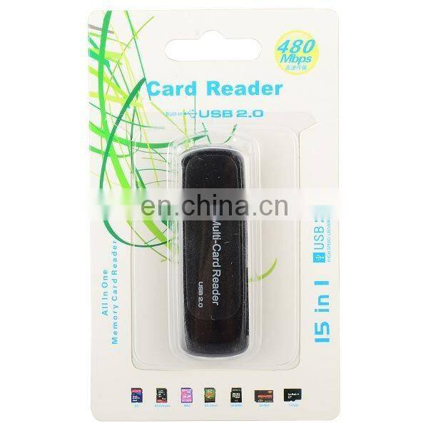 480Mbp/s high speed USB2.0/1.1 universal memory card reader