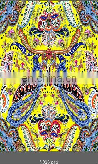 digital print flower silk classical woven 100% italian fabric