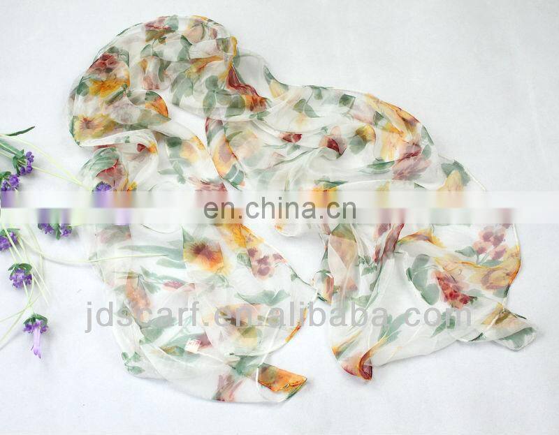High quality spring winter fashion silk scarves wholesale