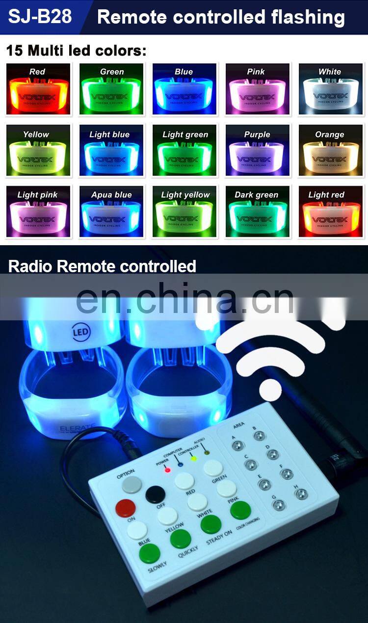Light up together party supplies remote controlled LED bracelets gift for concert