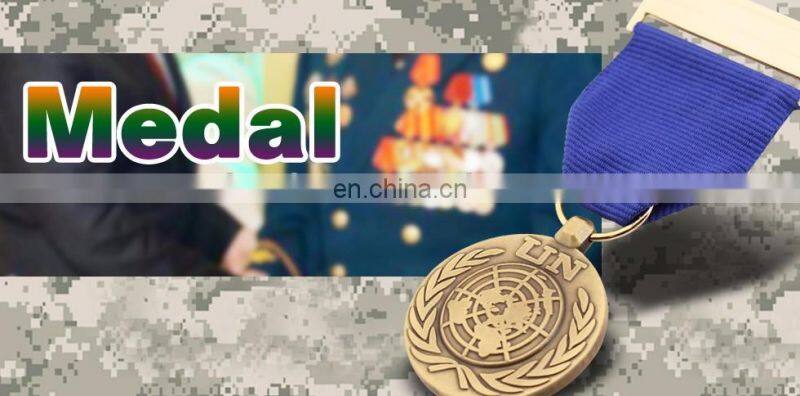 UN antique bronze cheap custom metal medal