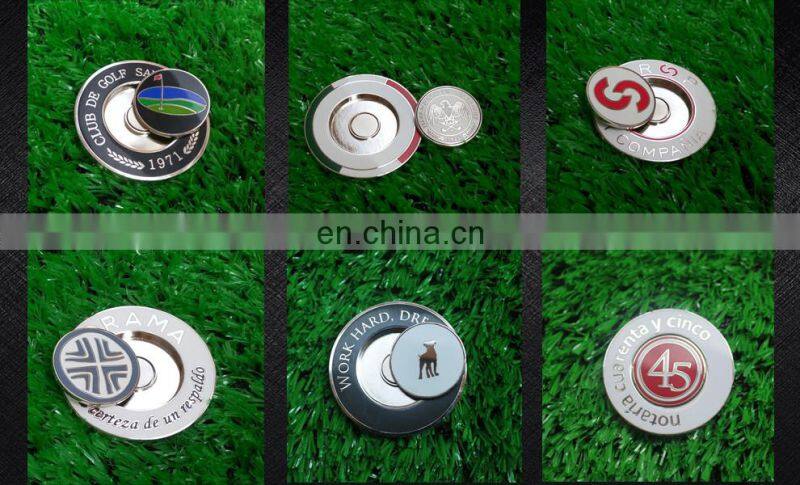 Popular UK golf plastic poker chip ball marker for bulk selling