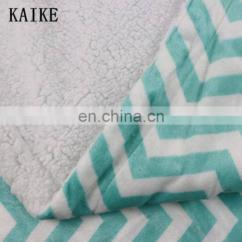 Custom warm super soft print muslin baby cot bedding set polar fleece flannel kids swaddle blanket 100% polyester