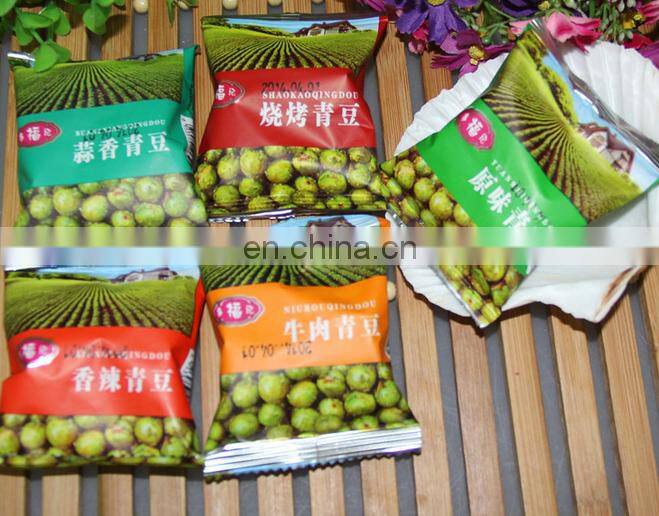 Automatic snack food sugar packing and sealing machine/Automatic triangle bag snack granule packaging machine