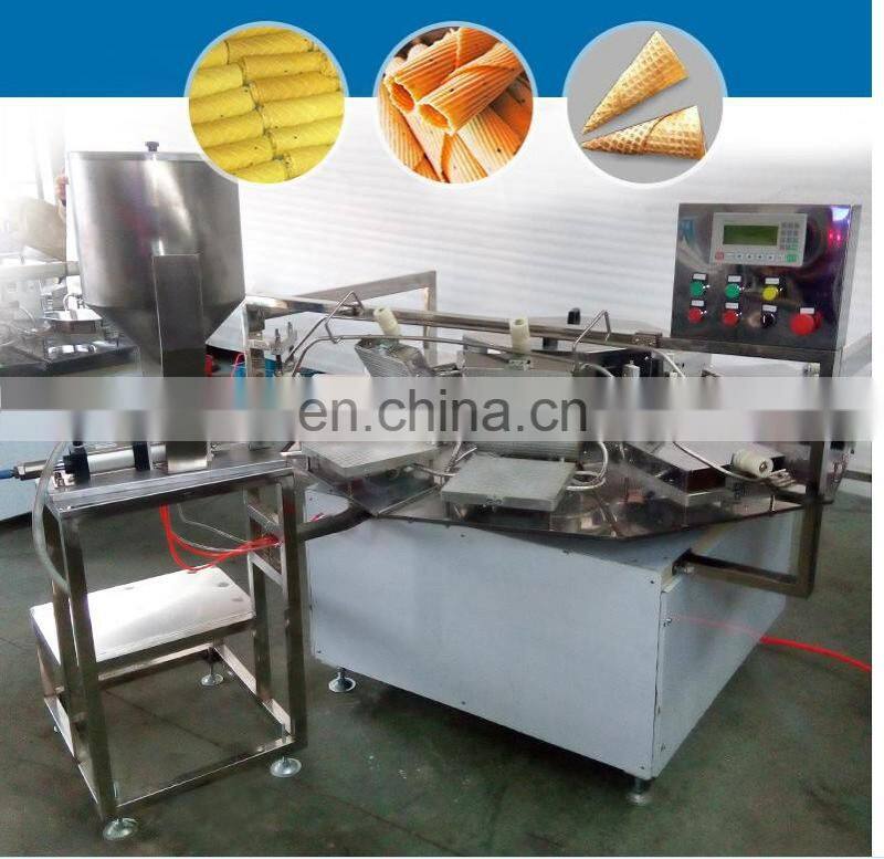 small egg roll machine waffle egg machine ice cream cone production line