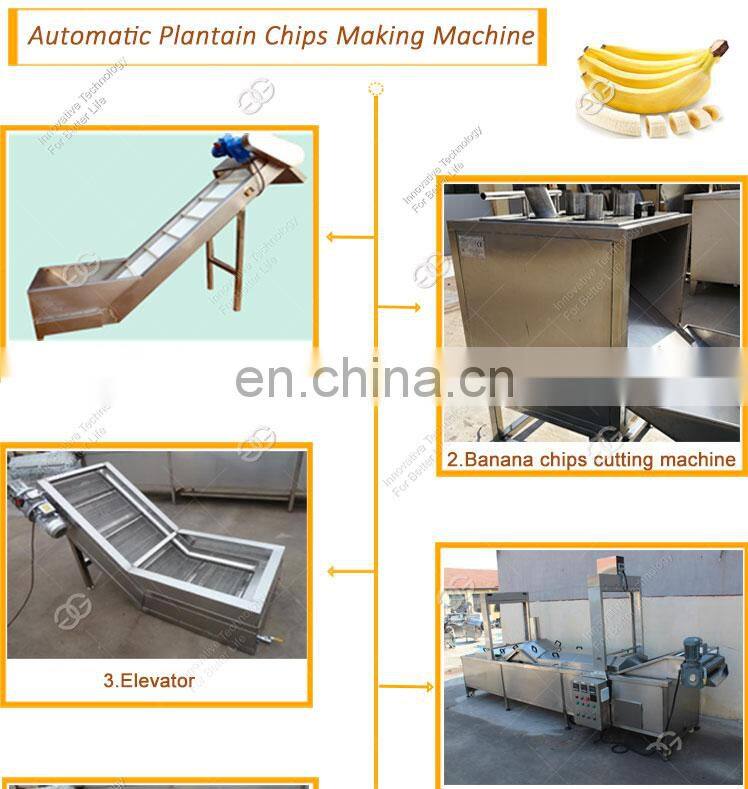 Cassava Crisps Frying Sweet Potato Chips Making Machine