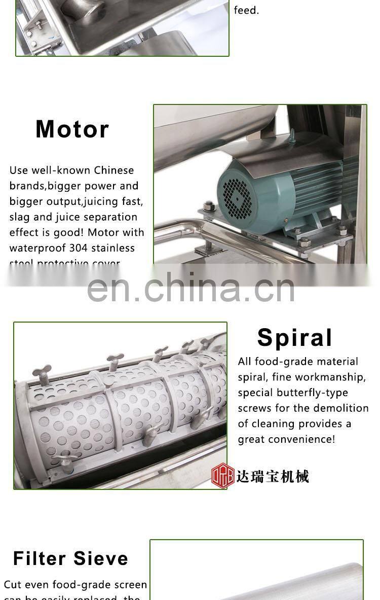 Commercial Spiral Juicer Machine,Industrial Jucing Extractor for Apple/Trenip/Strawberry/Tomato