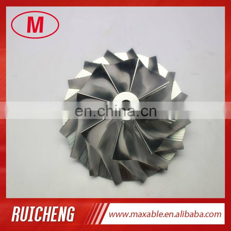 HE551/HX55 4035398/3526177/4045209 71.75/109.00mm 8+8 blades high performance turbo milling/billet compressor wheel
