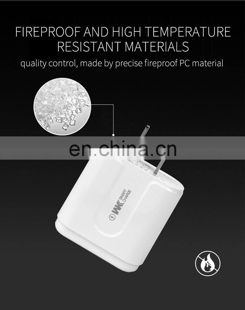 US Standard Quick Charging 2.4A Dual USB Charger Mini Portable