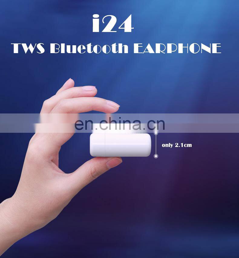 Mini wireless headphone noise cancelling bluetooth earphone with comfortable