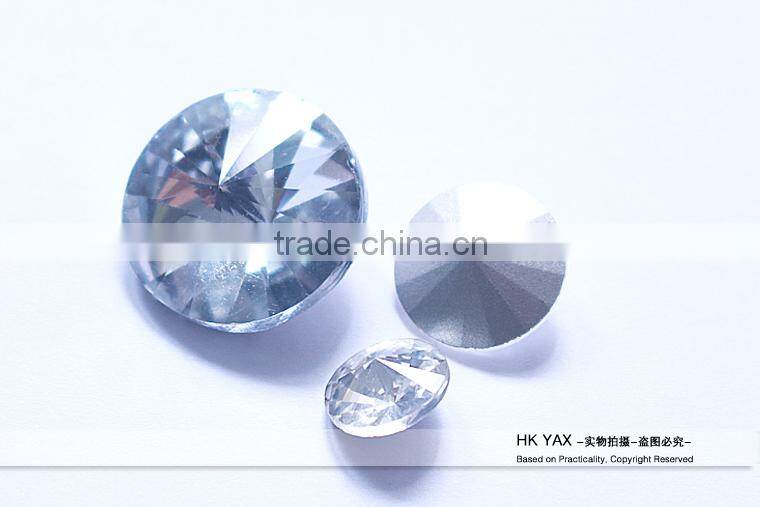 Garment crystal chaton stone, fashion chaton stone, China chaton stone glass, chaton stone for dress
