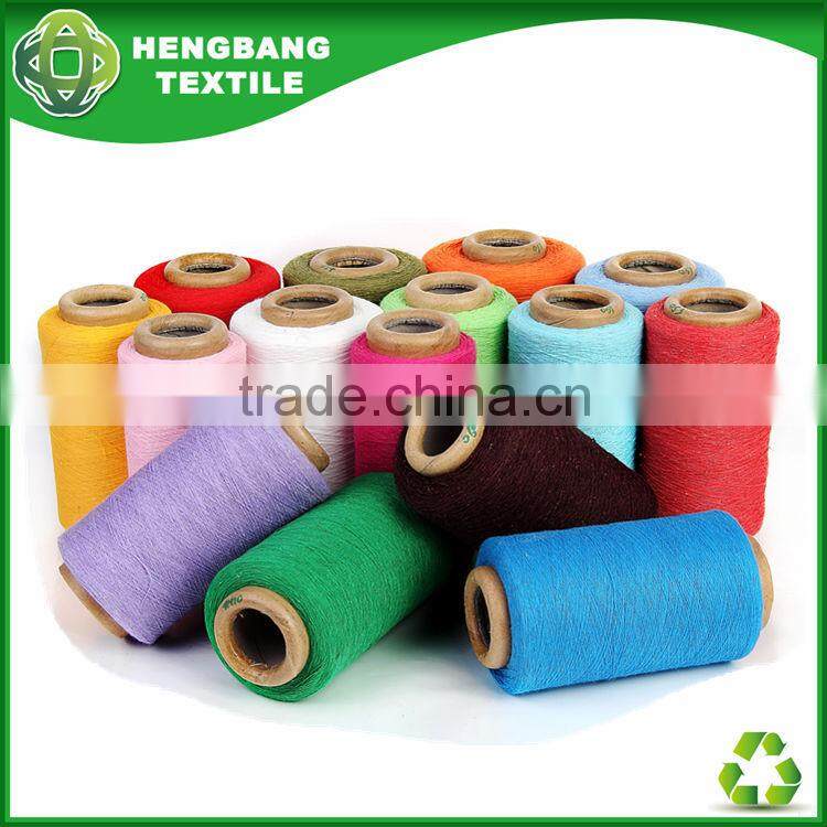 HB529 Manufacturer bleached polyester cotton gloves yarn