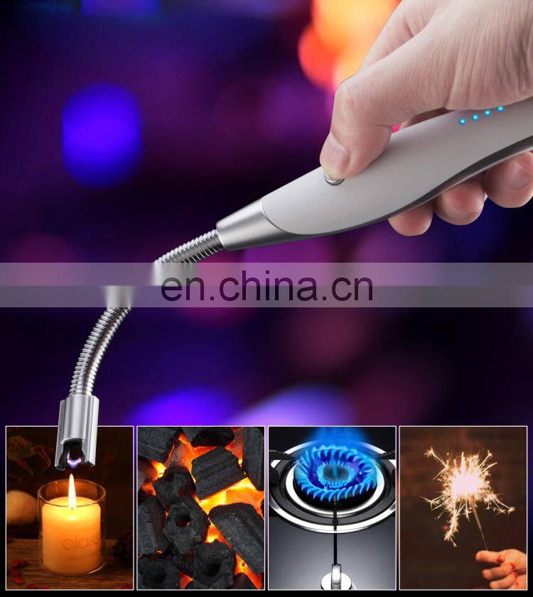 New type bulk metal pipe electric lighter, manufacturer cheap usb lighter, lighter with battery bbq candle lighter