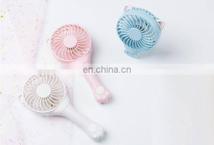 handheld mini fan rechargeable battery fan USB mini folding fan