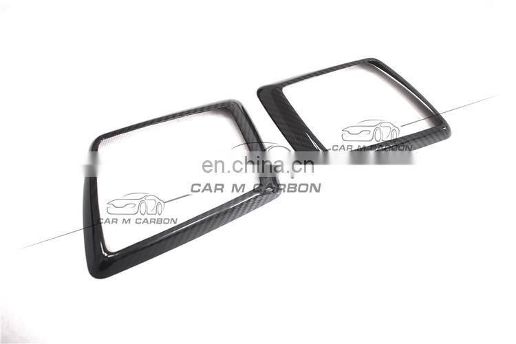 2019 year G class W464 carbon fiber material steering light base fit for G wagon W464 G500 front turning light cover